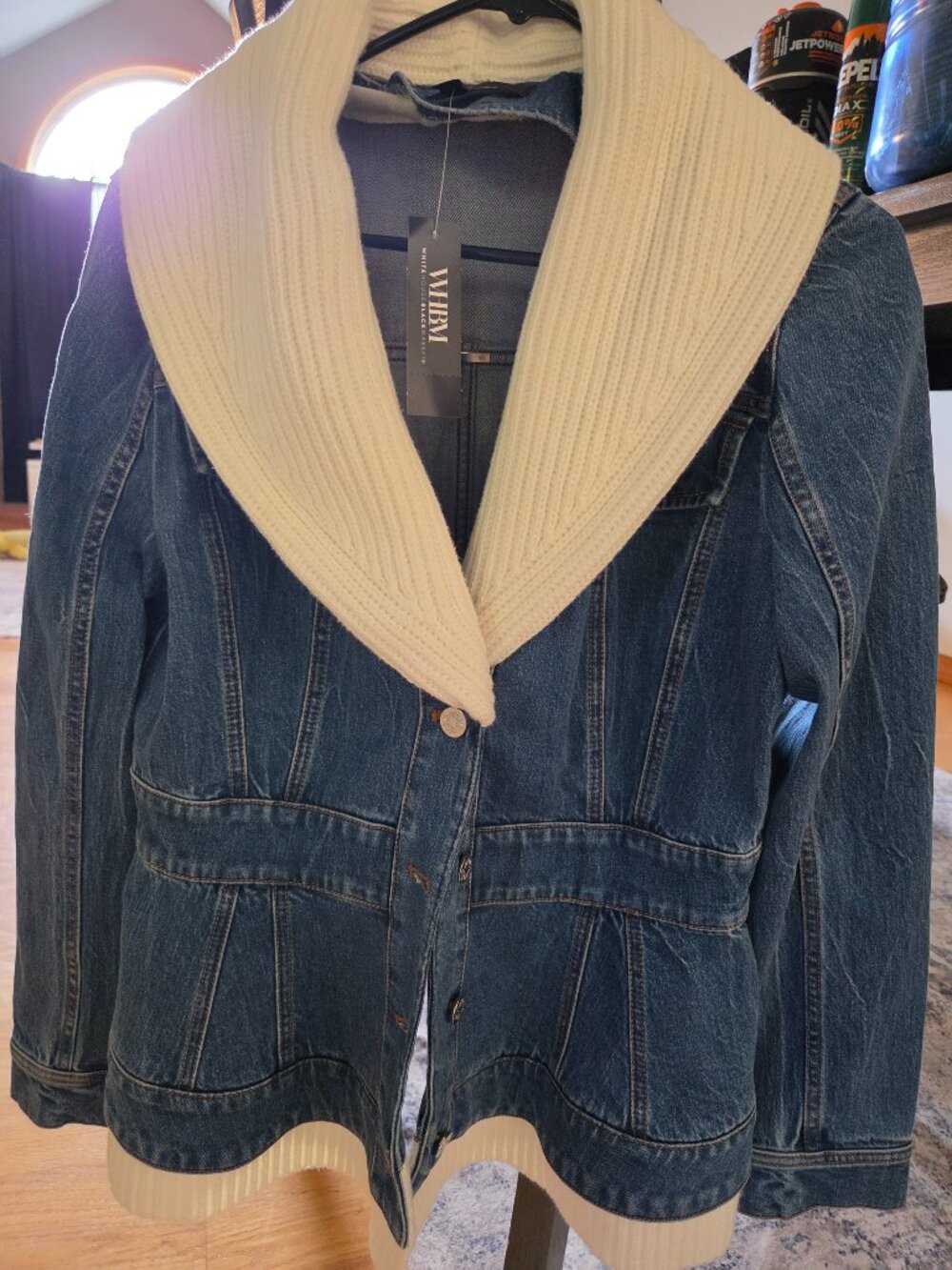 Jean jacket white house black market
